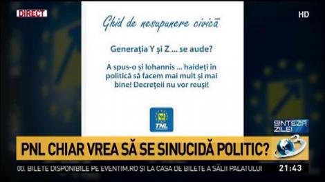 PNL chiar vrea să se sinucidă politic?