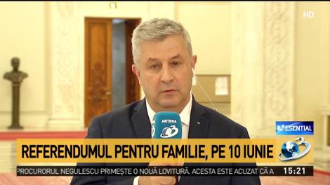 Referendumul pentru familie, pe 10 iunie