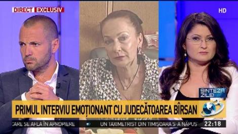 Interviu cu judecătoarea B&icirc;rsan: &bdquo;Nimeni nu-mi mai dă acești ani &icirc;napoi. Credeți că răzbunarea este antidotul suferinței?&rdquo;