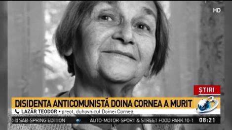 Prieten de familie al Doinea Cornea: Femeia care a salvat demnitatea poporului rom&acirc;n