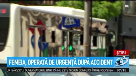 O turistă a fost călcată de un autobuz din Brașov