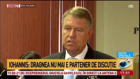 Klaus Iohannis: PSD, doar un partener instituțional