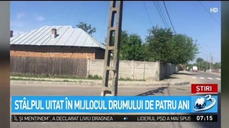 St&acirc;lpul uitat &icirc;n mijlocul drumului de patru ani