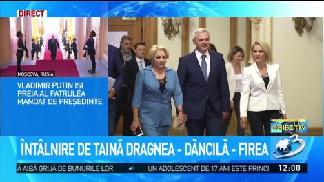 &Icirc;nt&acirc;lnire de taină Dragnea-Dăncilă-Firea