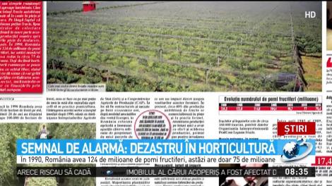 Semnal de alarmă. Dezastru &icirc;n horticultură