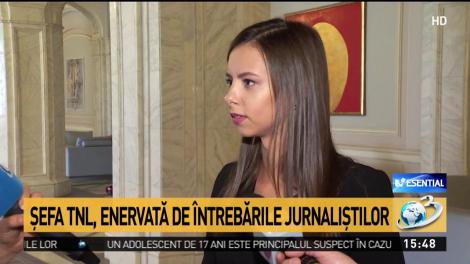 Șefa TNL, enervată de &icirc;ntrebările jurnaliștilor