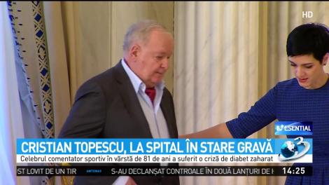 Cristian Țopescu a fost dus de urgență la spital