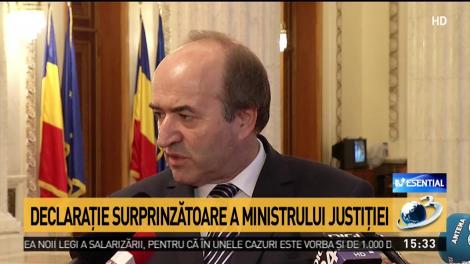 Declarație surprinzătoare a ministrului Justiției