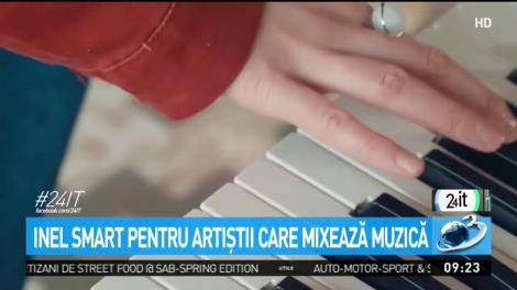 Inel smart pentru artiștii care mixează muzică