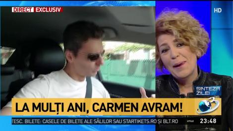 Mircea Badea, urare inedită pentru Carmen Avram cu ocazia aniversării sale