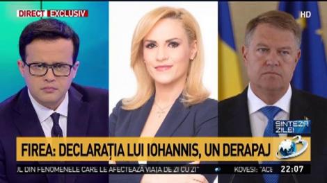 Gabriela Firea, replică pentru președintele Klaus Iohannis