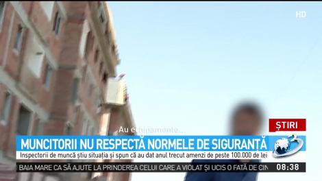 Echilibristică la zeci de metri &icirc;nălțime