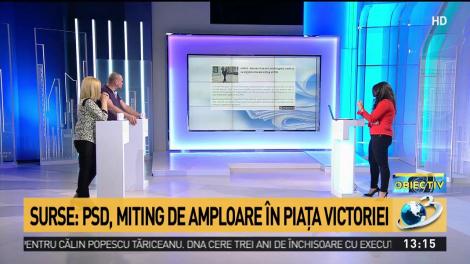 Surse: PSD, miting de amploare &icirc;n Piața Victoriei