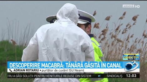 Descoperire macabră: T&acirc;nără găsită &icirc;n canal