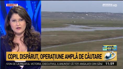 Copil dispărut, operațiune amplă de căutare
