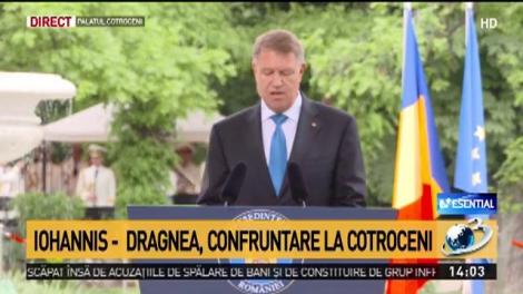 Iohannis - Dragnea, confruntare la Cotroceni