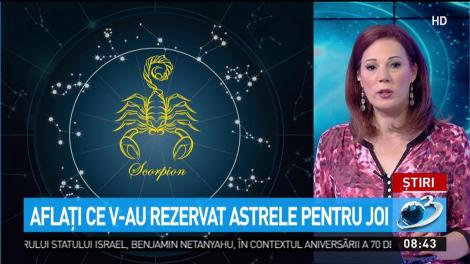 Horoscopul zilei de 10 mai cu Camelia Pătrășcanu