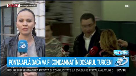 Ponta află dacă va fi condamnat în dosarul Turceni