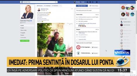 Ce a postat Gabriela Firea pe Facebook