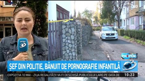Șef din poliție, bănuit de pornografie infantilă