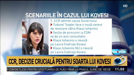Cum mai poate fi revocată Laura Codruța Kovesi. Scenariile &icirc;n cazul șefei DNA