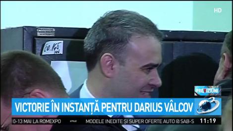 Victorie &icirc;n instanță pentru Darius V&acirc;lcov