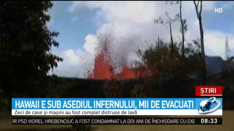 Hawaii e sub asediul infernului, mii de evacuați