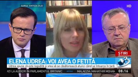 Elena Udrea: Voi avea o fetiță