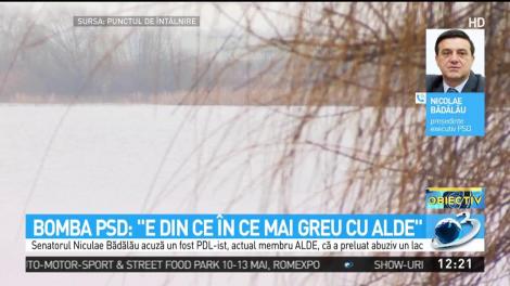 O baltă din Giurgiu este motiv de scandal &icirc;n coaliţia de guvernare