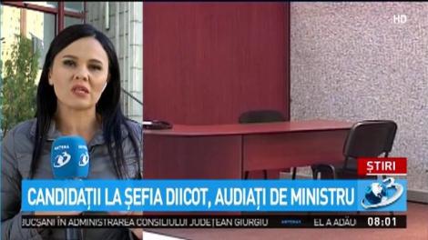 Candidații la șefia DIICOT, audiați de ministru