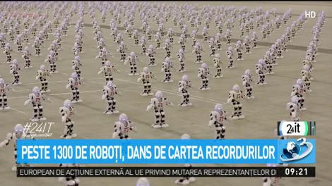 24 IT: Peste 1300 de roboți, dans de cartea recordurilor