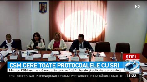 CSM cere toate protocoalele cu SRI