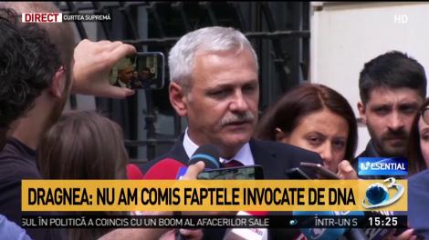 Liviu Dragnea, la ieșirea de la ÎCCJ: „Nu am comis faptele invocate de DNA. E o experiență de viață pe care nu o doresc niciunui dușman”