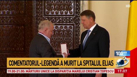 Mesajul emoționant dat de ministrul Apărării despre moartea lui Cristian Țopescu