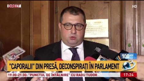 Daniel Dragomir: Am dat o listă cu 19 acoperiți din presă