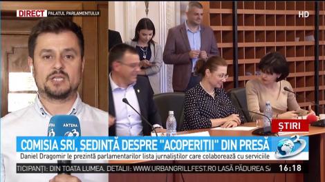 Cosmisia SRI, ședință despre ''acoperiti'' din presă