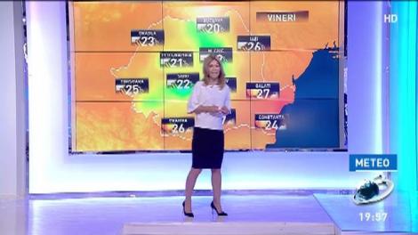 Cum va fi vremea &icirc;n următoarele zile