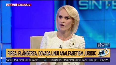 Gabriela Firea: Am ajuns azi la amenințări cu pușcăria