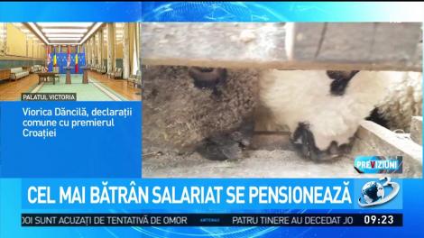 INEDIT! El este cel mai bătrân salariat din România. Bărbatul se pensionează, la vârsta de 101 ani