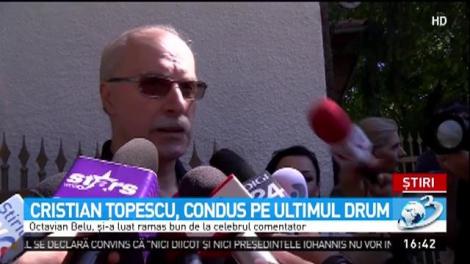 Cristian Țopescu, condus pe ultimul drum cu onoruri militare