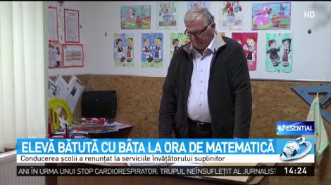 Elevă din Bistrița, bătută cu bâta, în timpul orelor de matematică: "Eu cresc opt copii și el să vină să-mi bată fata"