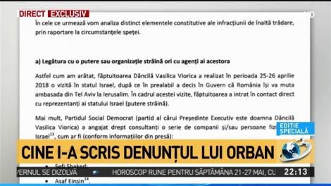 Ediție specială. Pasajul halucinant legat de înalta tradare din denuntul lui Ludovic Orban