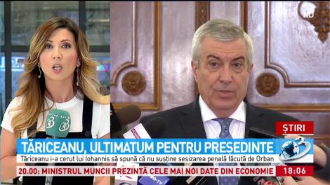 Tăriceanu, ultimatum pentru președintele Klaus Iohannis