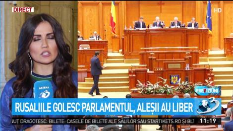 Rusaliile golesc Parlamentul, aleşii au liber