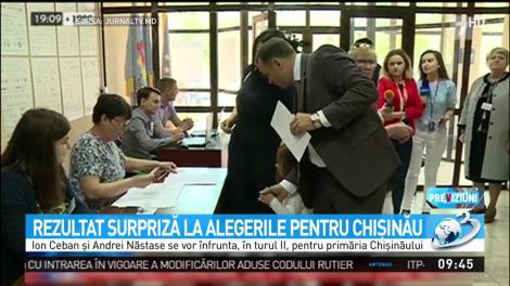 Rezultat surpriză la alegerile pentru Chişinău