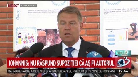 Klaus Iohannis, prima reacție &icirc;n scandalul momentului: &rdquo;Am decis să nu comentez &icirc;n niciun fel!&rdquo;
