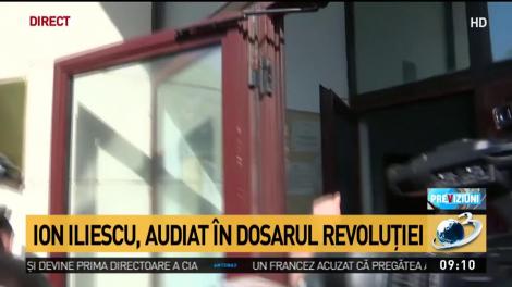 Ion Iliescu a ajuns la Parchetul General. Este audiat &icirc;n dosarul Revoluţiei