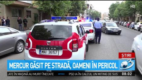 Panică la Drobeta-Turnu Severin. Oamenii au găsit o cantitare mare de mercur pe o stradă