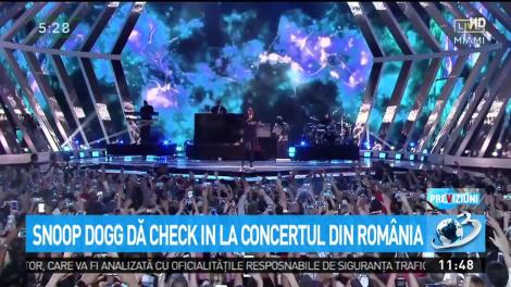 Snoop Dogg dă check in la concertul din România