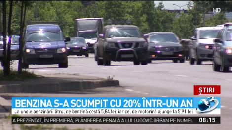 Benzina s-a scumpit cu 20% &icirc;ntr-un an